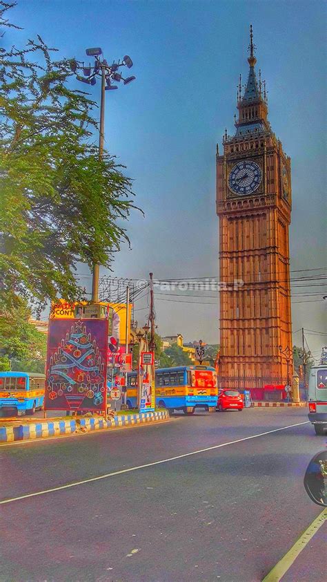 Eco Nest Lake Town A Replica Of The Big Ben Situated In Kolkata West