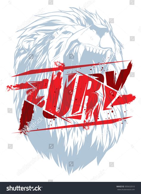 Pure Fury Illustration Lion Head Silhouette Stock Vector Royalty Free