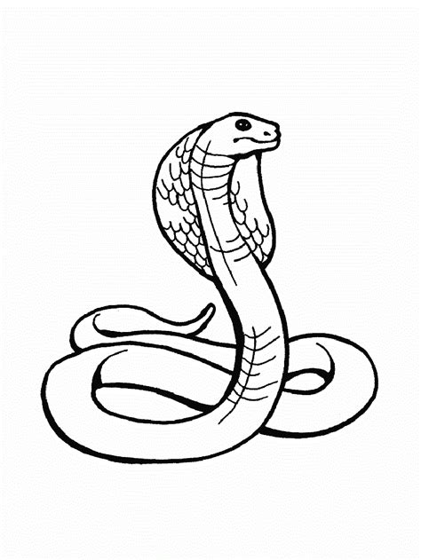 Coloring Pages Of Snakes For Kids