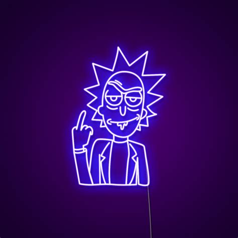 Rick And Morty Neon Sign Neonize