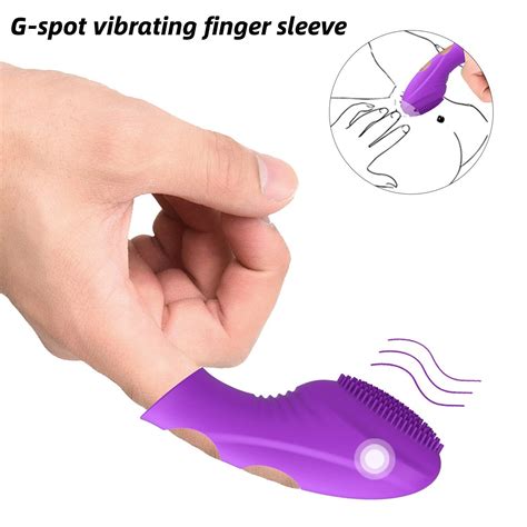 Kadın parmak vibratörler g spot Clit stimülatörü mastürbasyon masaj