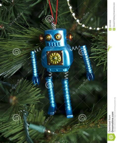Christmas Ornament Robot Stock Photo Image Of Future