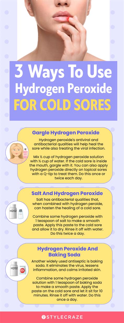 Is Hydrogen Peroxide A Cure For Cold Sores