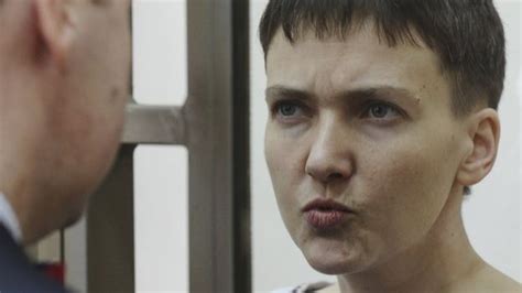 Nadiya Savchenko Russia Frees Ukraine Servicewoman Bbc News