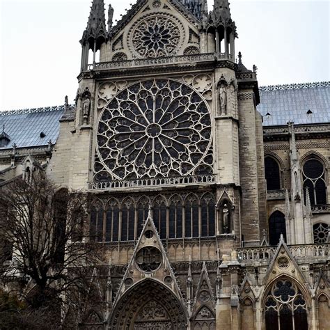 059 Rayonnant Gothic France South Transepts 1250 1260 Notre Dame