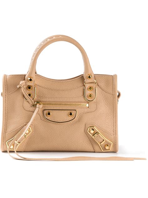 Buy balenciaga bags and get free shipping & returns in usa. Lyst - Balenciaga Classic Mini City Shoulder Bag in Natural