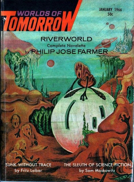 Worlds Of Tomorrow 196601 Science Fiction Illustration Pulp