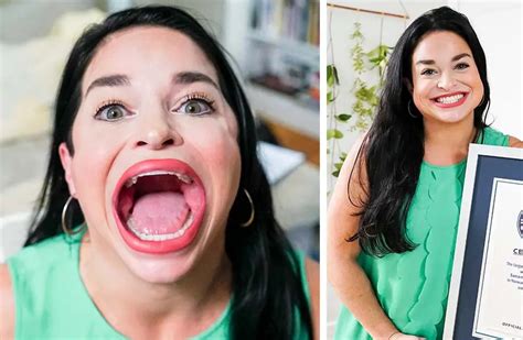 Se Llama Samantha Y Es Record Guinness Por Ser La Mujer Con La Boca Más
