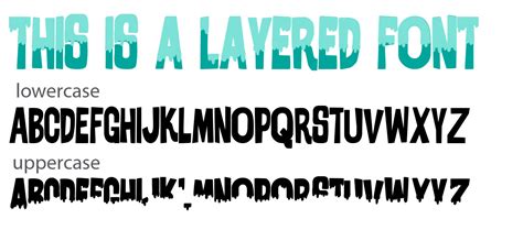 Using Layered Fonts
