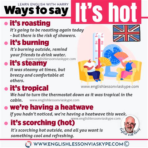 other ways to say it s hot in english learn english with harry my xxx hot girl