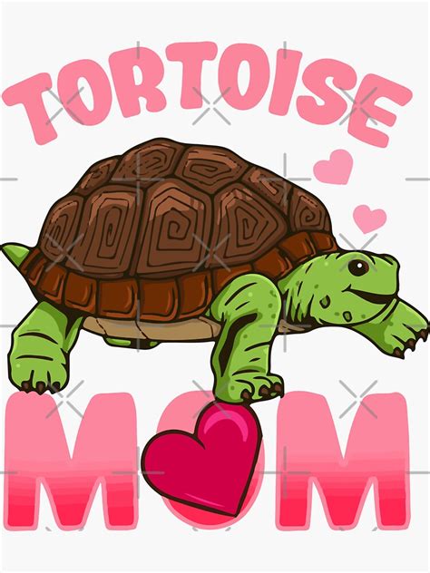 Tortoise Mom Turtle Sticker By AymenNouioua Redbubble