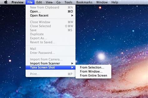 How To Take Screenshots Directly From The Preview App In Mac Os X Mac