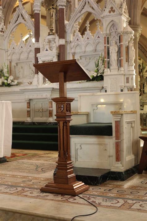 Custom Church Lectern Creation Ics Church Furnishers