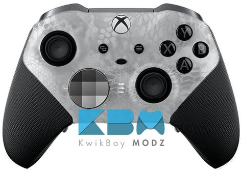 Custom Kryptek Yeti Xbox One Elite Controller Series 2 Kwikboy Modz