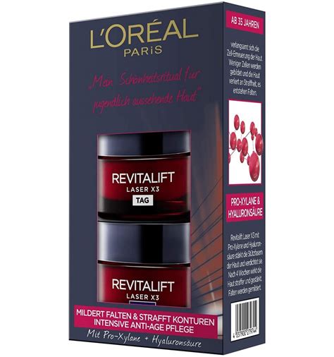L Oréal Paris revitalift Laser X Día y Noche Cuidado Facial Pack x ml Pack Edición Limitada