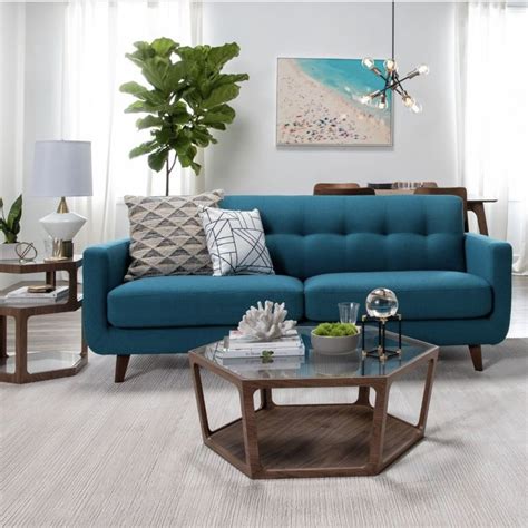 Pin By Michelle Gallegos On New Home Inspiration Teal Couch Living