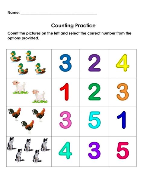 Numbers And Counting Upto 10 Learn To Count And Write Numbers Upto 10