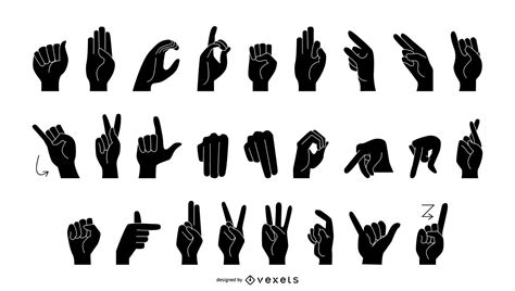 Sign Language Alphabet Svg Free