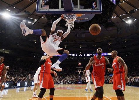 Carmelo Anthony Dunking New York Knicks Carmelo Anthony 7 Dunks