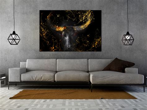 STIER BULLE Wandbilder xxl Bilder auf Vlies Leinwand ... Bestellen sie ihr wunschmotiv schnell und günstig bei bilderxxl.ch.