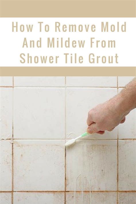 How To Remove Mold And Mildew From Shower Tile Grout Mold Remover Shower Cleaner Mold In