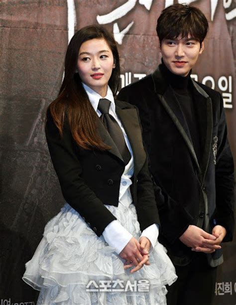 jun ji hyun and lee min ho display chemistry at legend of the blue presscon daily k pop news