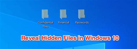 Como Mostrar Arquivos Ocultos No Windows 10