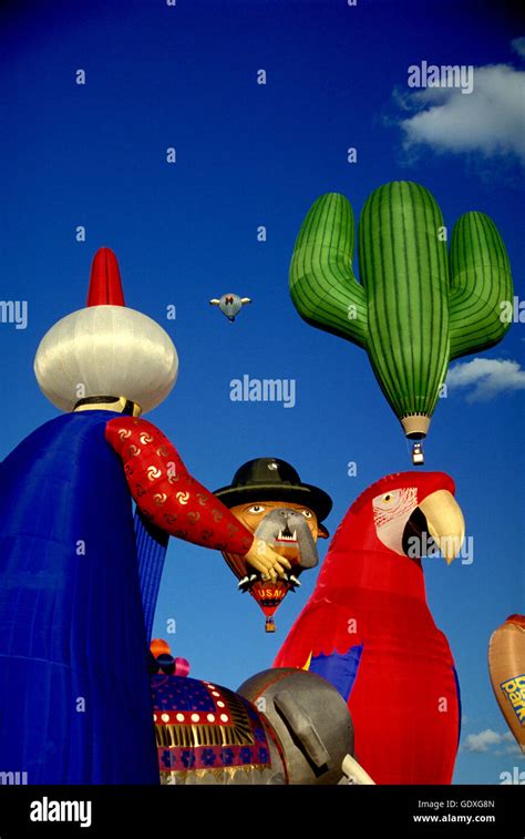 Special Shapes Balloons At The Albuquerque International Balloon Fiesta