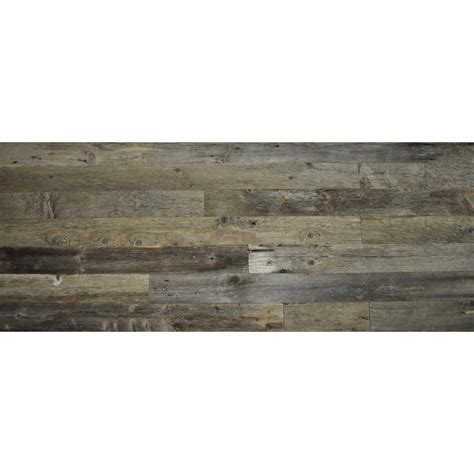 Reclaimed Wood Gray Wood 38 In Thick X 35 In Width X
