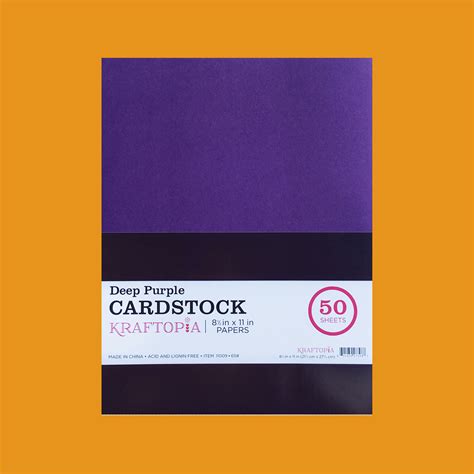 Cardstock Deep Purplecardstock Paper