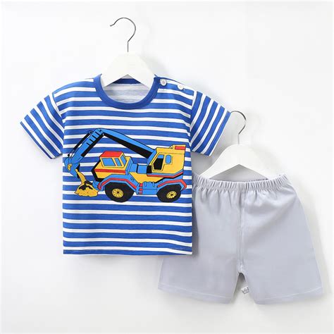 Buy Childrens Short Sleeved Suit Cotton Summer New Baby T Shirt Summer