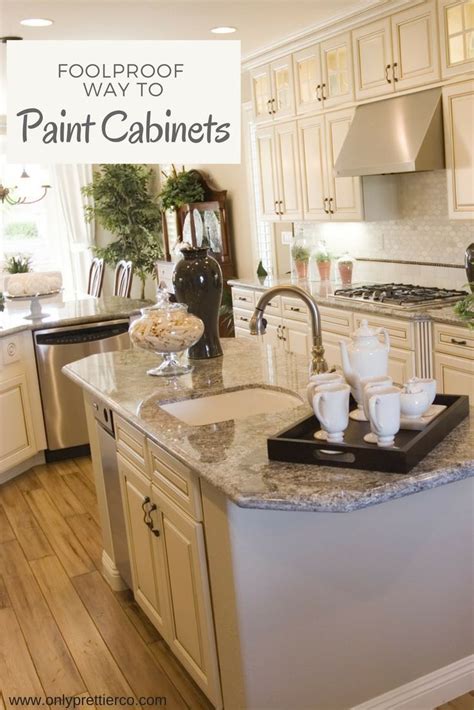 The Best Way To Paint Kitchen Cabinets Diy Painted Kitchen Cabinets