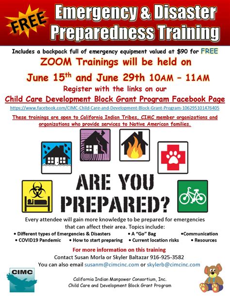Emergency And Disaster Preparedness Training