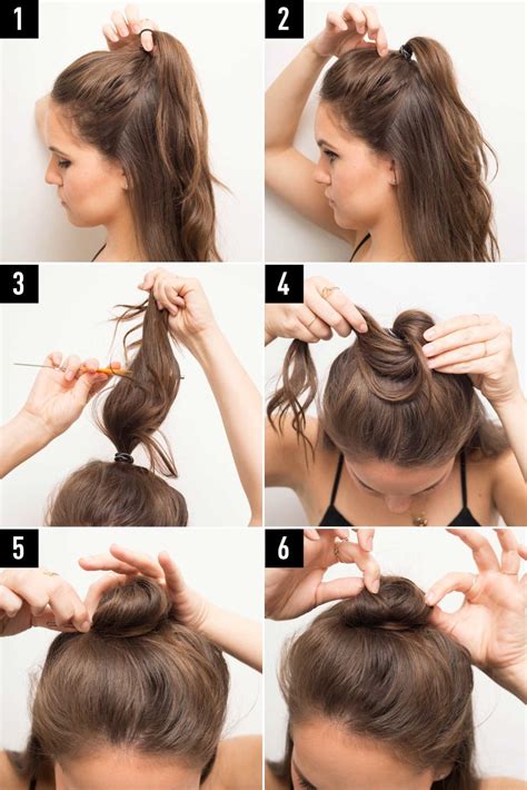 Choppy layered hairstyle looks perfect for any lengths of hair. Put Off Wash Day a Little Longer With These 16 Half-Up Bun ...