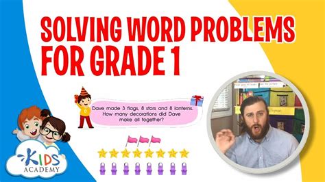 Challenging math word problems for all levels. Solving Word Problems | Math for 1st Grade | Kids Academy ...