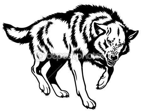 Find high quality wolf clipart black and white, all png clipart images with transparent backgroud can be download for free! Kurt siyah beyaz — Stok İllüstrasyon #23732871 | WOLF ...