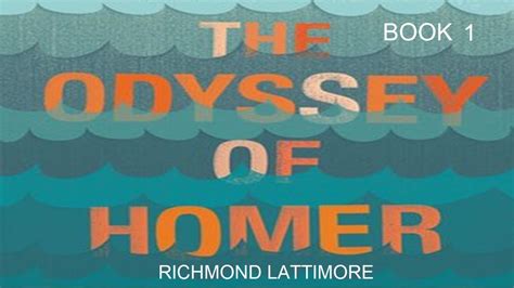 The Odyssey of Homer - Richmond Lattimore - Full Audiobook - YouTube