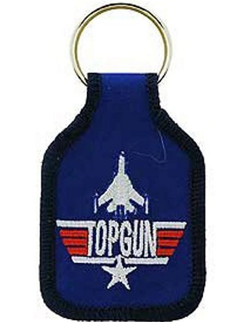 Embroidered Emblem Key Chain United States Us Navy Top Gun Logo