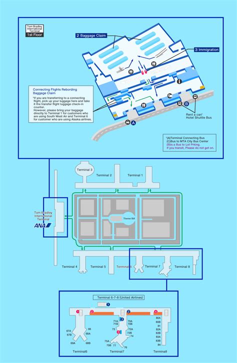 Lax Airport Terminal Guide Details Maps Resources Gambaran