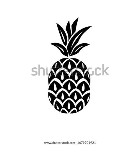 Pineapple Leaf Icon Tropical Fruit Isolated Stock Vector Royalty Free 1679701921 Shutterstock