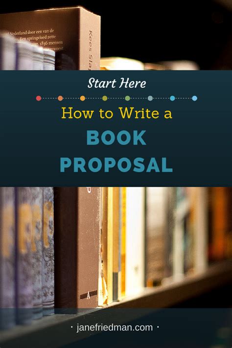 How To Write A Book Proposal Fiction How To Write A Non Fiction Book