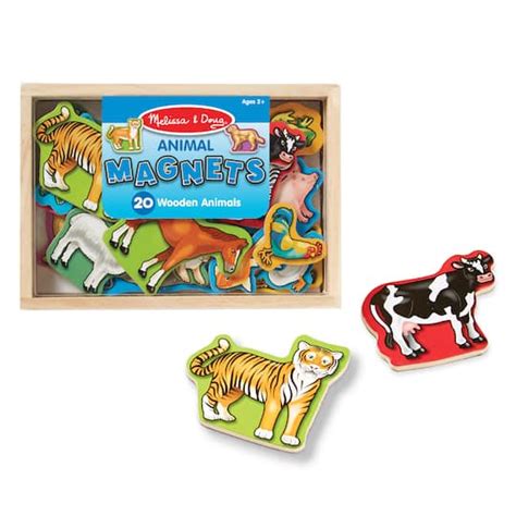 Melissa And Doug® Wooden Animal Magnets Michaels