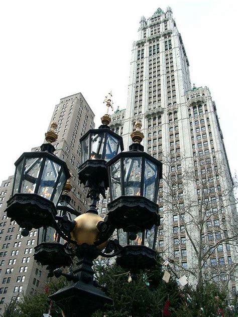 Woolworth Building From City Hall Park Woolworth Building New York