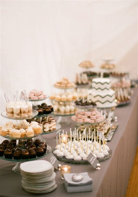 Choose where the wedding cake will be placed and decide when it will be cut: Rustic wedding dessert bar #weddingidea #desserttalbe # ...
