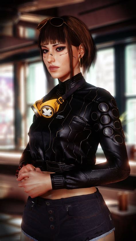 Cyberpunk Girl Cyberpunk 2077 Shadowrun Character Concept Headset