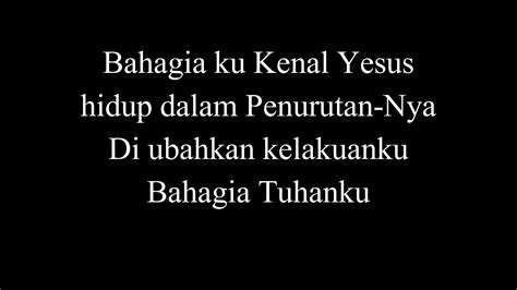 Happiness Is The Lord Karaoke Lyric Indonesia Youtube
