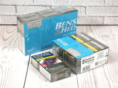 Benson And Hedges Sky Blue Kingsize 10 Packs Of 20 Cigarettes 200