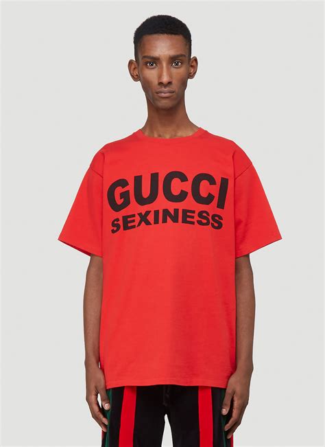 Gucci Sexiness T Shirt In Red Size Xl The Fashionisto