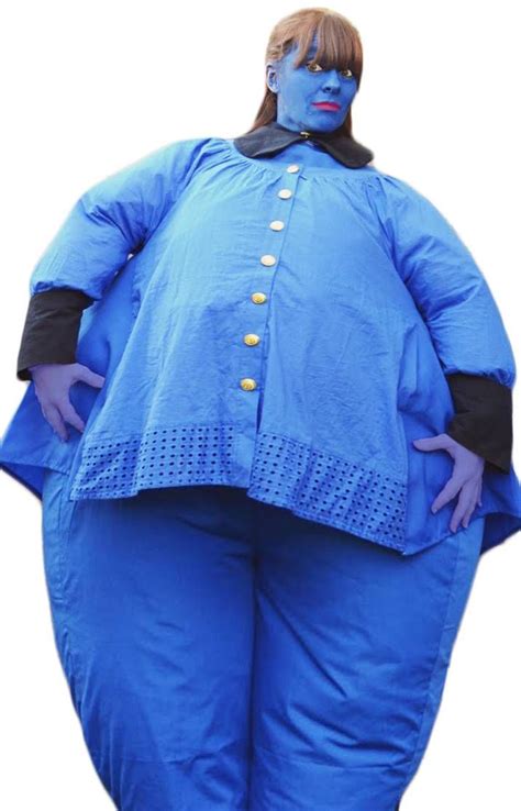 Willy Wonka Violet Beauregarde Adult Inflatable Costume