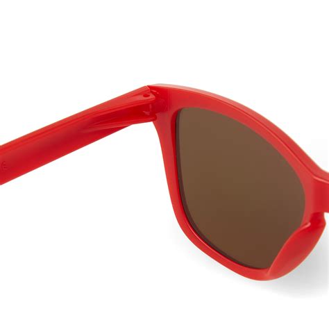 oakley frogskin sunglasses matte red and fire iridium end tw